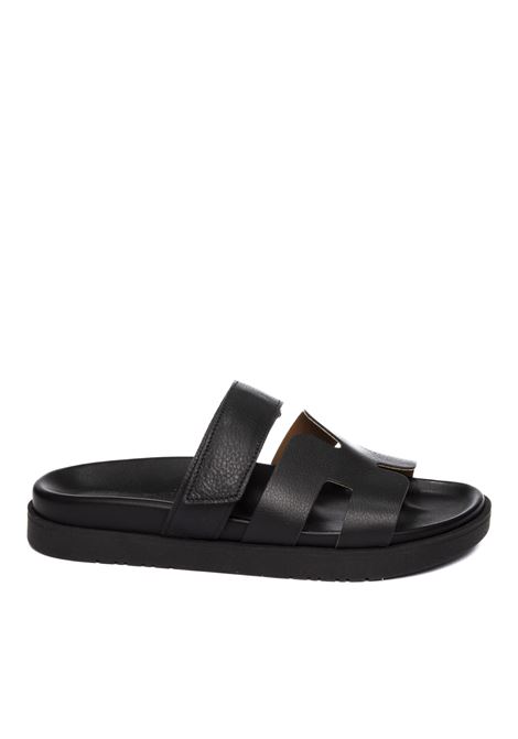 Black paris sandal VINCENT VEGA | PARISVIT-NERO